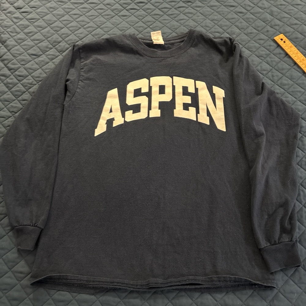 Aspen Navy Long Sleeve Shirt